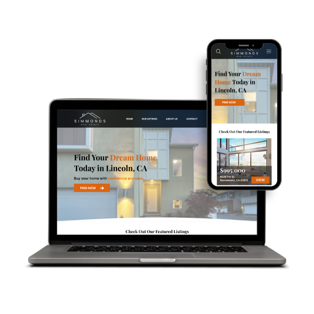 Simmonds Real Estate Website Design By Simmons Made Lincoln, California